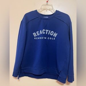 Reaction Kenneth Cole Sweatshirt Women’s Blue Pullover